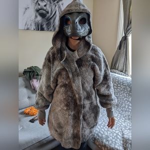 Faux fur cardigan/jacket